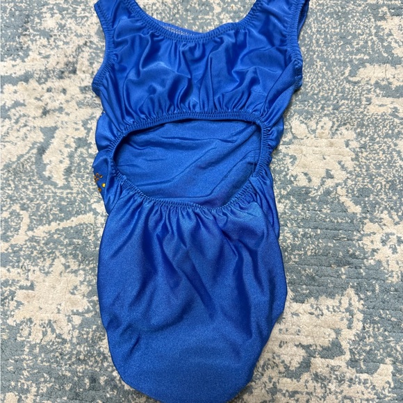 UCLA Kids Blue Gymnastics Leotard - Picture 3 of 3